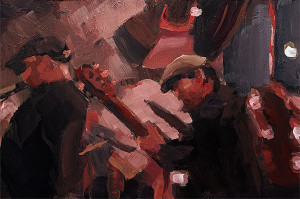 j farnsworth painting of guitar player